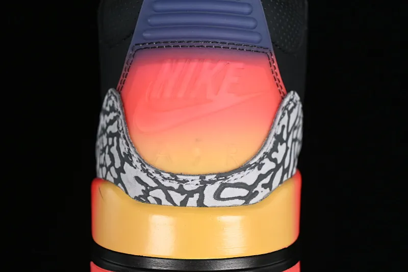 All categories Air Jordan Jordan series basketball shoes Air Jordan 3 LW version J Balvin x Air Jordan 3 Retro "Rio" AJ3 Joe 3 Black Rainbow FN0344-001